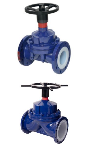 PFA & PTFE Lined Diaphragm Valve